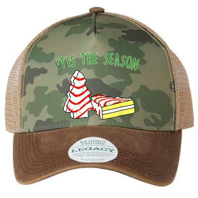 The Season Little Debbie Inspired Christmas Tree Snack Cake Legacy Tie Dye Trucker Hat