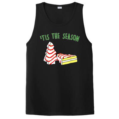 The Season Little Debbie Inspired Christmas Tree Snack Cake PosiCharge Competitor Tank