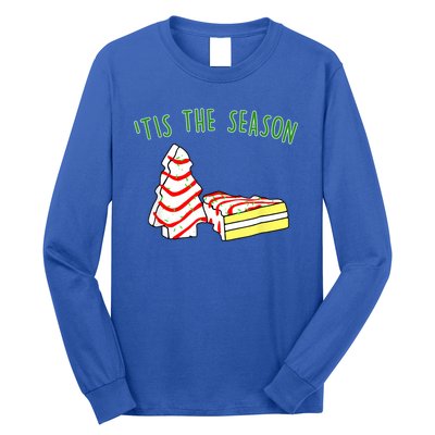 The Season Little Debbie Inspired Christmas Tree Snack Cake Long Sleeve Shirt