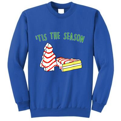 The Season Little Debbie Inspired Christmas Tree Snack Cake Sweatshirt