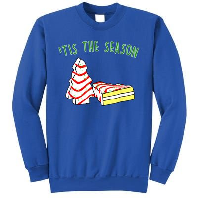 The Season Little Debbie Inspired Christmas Tree Snack Cake Sweatshirt