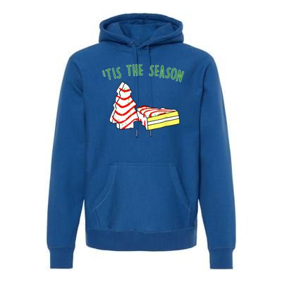 The Season Little Debbie Inspired Christmas Tree Snack Cake Premium Hoodie