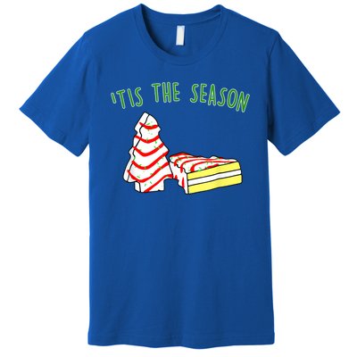 The Season Little Debbie Inspired Christmas Tree Snack Cake Premium T-Shirt