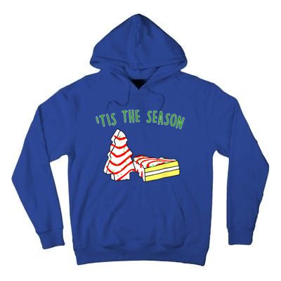 The Season Little Debbie Inspired Christmas Tree Snack Cake Tall Hoodie