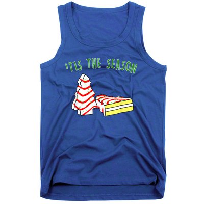 The Season Little Debbie Inspired Christmas Tree Snack Cake Tank Top