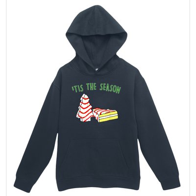 The Season Little Debbie Inspired Christmas Tree Snack Cake Urban Pullover Hoodie