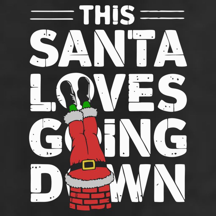 This Santa Loves Going Down Adult Drive Performance Visor