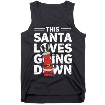 This Santa Loves Going Down Tank Top