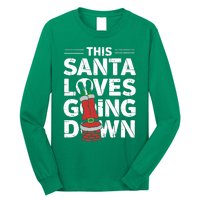 This Santa Loves Going Down Long Sleeve Shirt