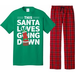 This Santa Loves Going Down Pajama Set