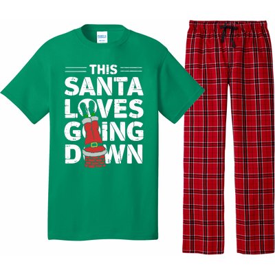 This Santa Loves Going Down Pajama Set