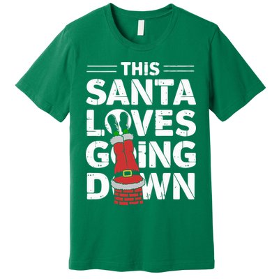 This Santa Loves Going Down Premium T-Shirt