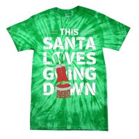 This Santa Loves Going Down Tie-Dye T-Shirt