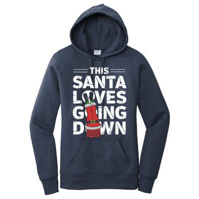 This Santa Loves Going Down Women's Pullover Hoodie