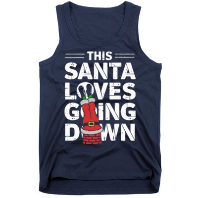 This Santa Loves Going Down Tank Top