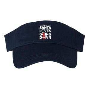 This Santa Loves Going Down Valucap Bio-Washed Visor