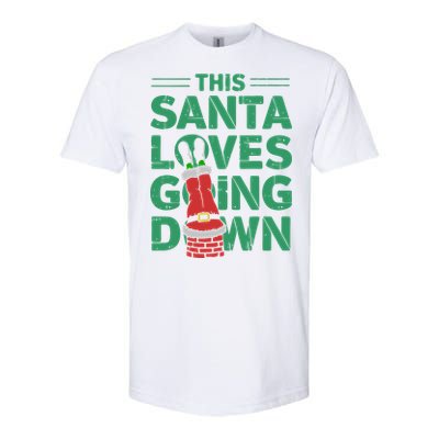 This Santa Loves Going Down Softstyle CVC T-Shirt