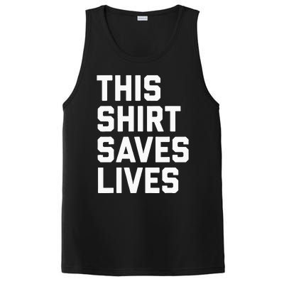 This Saves Lives Gray St Men Women PosiCharge Competitor Tank