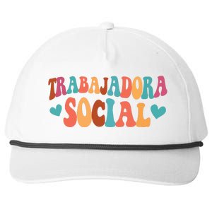 Trabajadora Social Latina Social Worker Spanish MSW Chingona Snapback Five-Panel Rope Hat