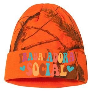 Trabajadora Social Latina Social Worker Spanish MSW Chingona Kati Licensed 12" Camo Beanie