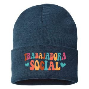 Trabajadora Social Latina Social Worker Spanish MSW Chingona Sustainable Knit Beanie