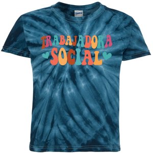 Trabajadora Social Latina Social Worker Spanish MSW Chingona Kids Tie-Dye T-Shirt