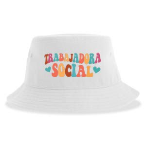 Trabajadora Social Latina Social Worker Spanish MSW Chingona Sustainable Bucket Hat