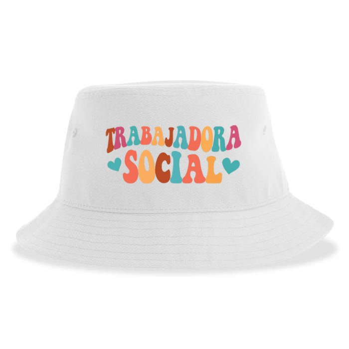 Trabajadora Social Latina Social Worker Spanish MSW Chingona Sustainable Bucket Hat