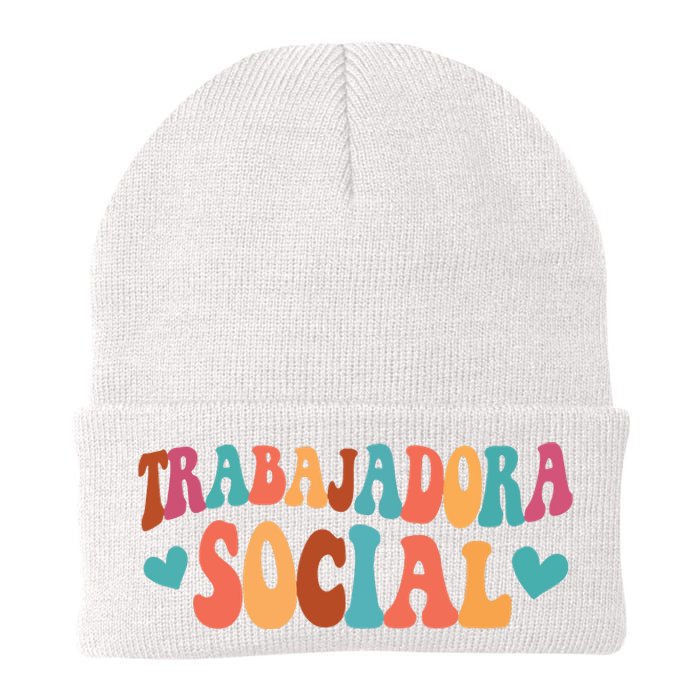 Trabajadora Social Latina Social Worker Spanish MSW Chingona Knit Cap Winter Beanie