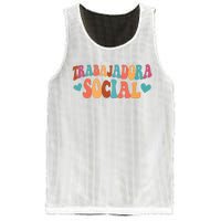 Trabajadora Social Latina Social Worker Spanish MSW Chingona Mesh Reversible Basketball Jersey Tank