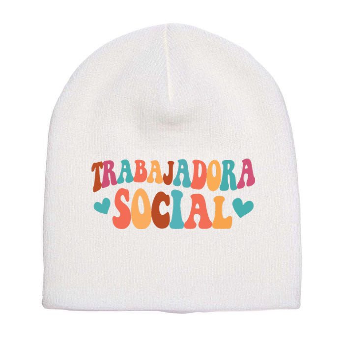 Trabajadora Social Latina Social Worker Spanish MSW Chingona Short Acrylic Beanie