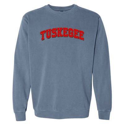 Tuskegee Sporty Logo Garment-Dyed Sweatshirt