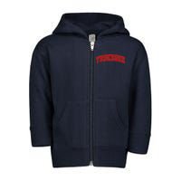 Tuskegee Sporty Logo Toddler Zip Fleece Hoodie