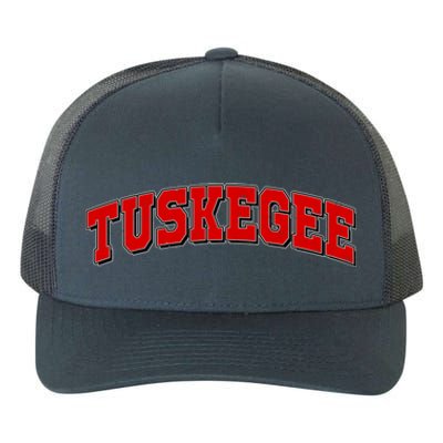 Tuskegee Sporty Logo Yupoong Adult 5-Panel Trucker Hat