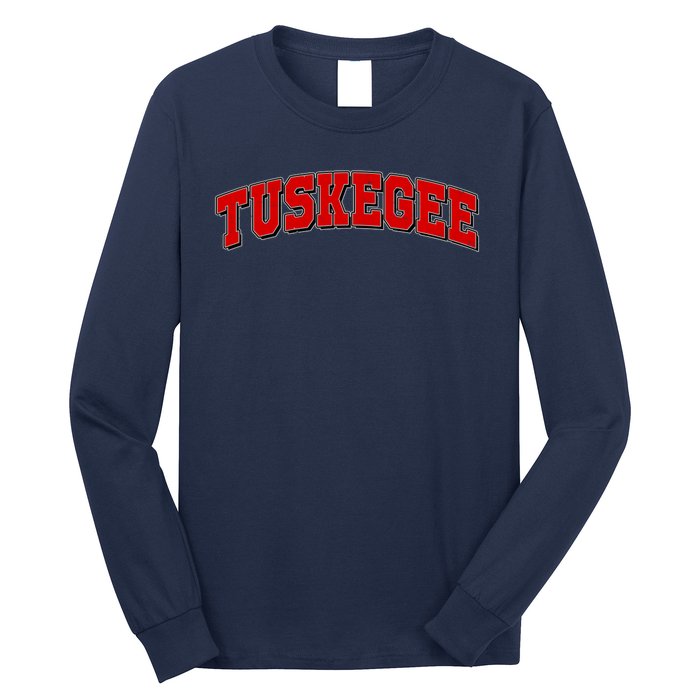 Tuskegee Sporty Logo Long Sleeve Shirt