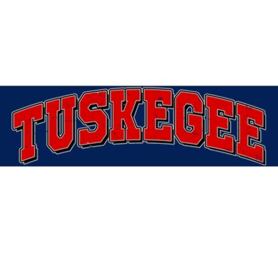 Tuskegee Sporty Logo Bumper Sticker