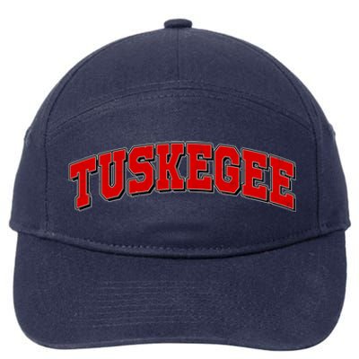 Tuskegee Sporty Logo 7-Panel Snapback Hat