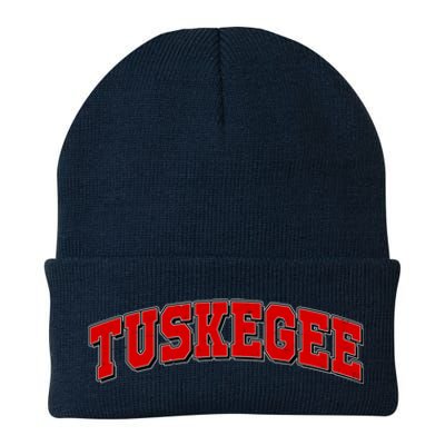 Tuskegee Sporty Logo Knit Cap Winter Beanie