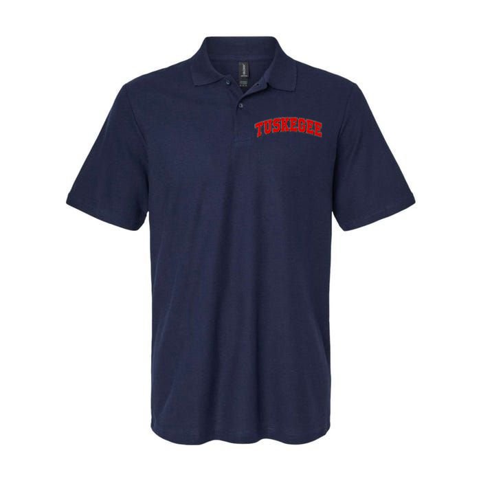 Tuskegee Sporty Logo Softstyle Adult Sport Polo