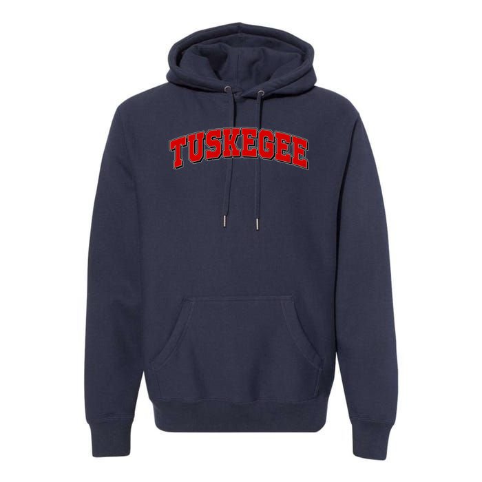 Tuskegee Sporty Logo Premium Hoodie