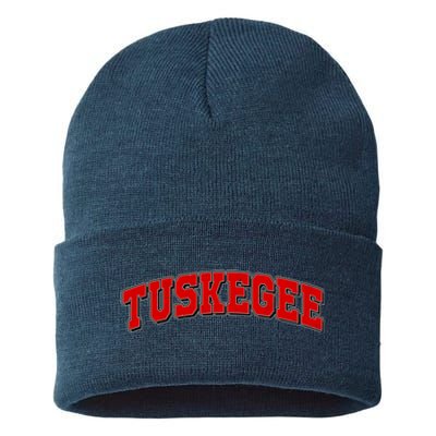 Tuskegee Sporty Logo Sustainable Knit Beanie