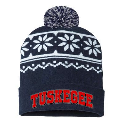 Tuskegee Sporty Logo USA-Made Snowflake Beanie