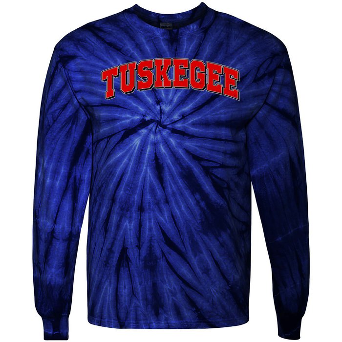 Tuskegee Sporty Logo Tie-Dye Long Sleeve Shirt