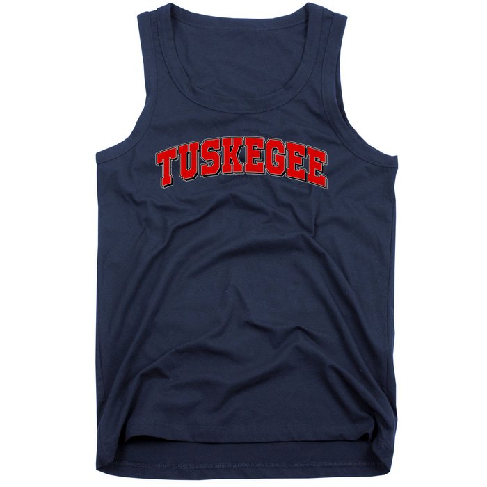 Tuskegee Sporty Logo Tank Top