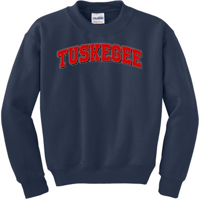 Tuskegee Sporty Logo Kids Sweatshirt