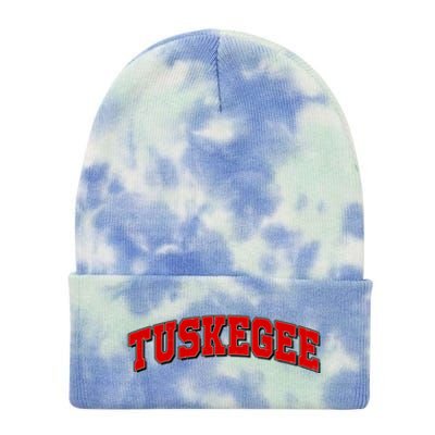 Tuskegee Sporty Logo Tie Dye 12in Knit Beanie