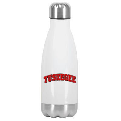 Tuskegee Sporty Logo Stainless Steel Insulated Water Bottle