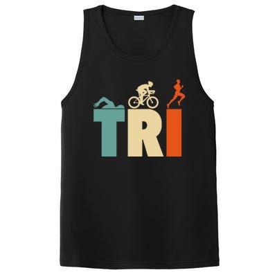 Triathlon Sport Lovers Gift Triathlon Gift Thletes Gift PosiCharge Competitor Tank