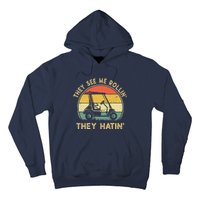 They See Me Rollin They Hatin Golfer Funny Golf Cart Hoodie