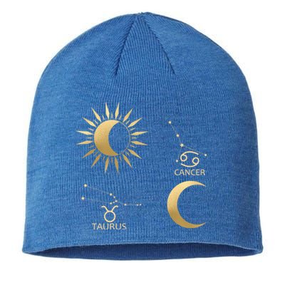 Taurus Suncancer Moon Zodiac Gift Sustainable Beanie